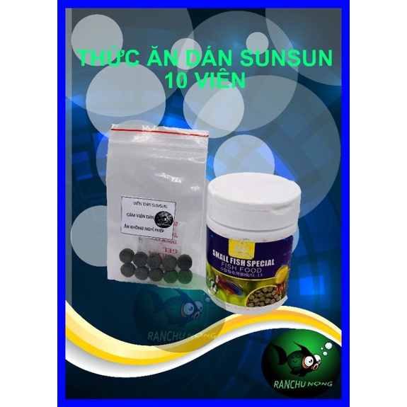 Sunsun SL13 - Thức ăn dán dành cho cá cảnh