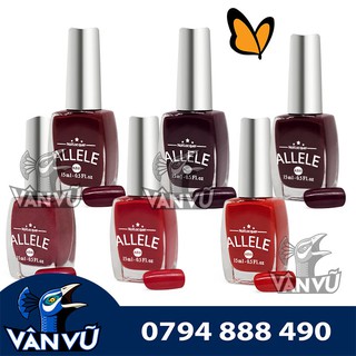 Tông Màu Đỏ Đa Dạng, Sơn Móng Tay Allele 15ml Mẫu Mới, Màu Lên Đẹp, Quyến Rũ, An Toàn