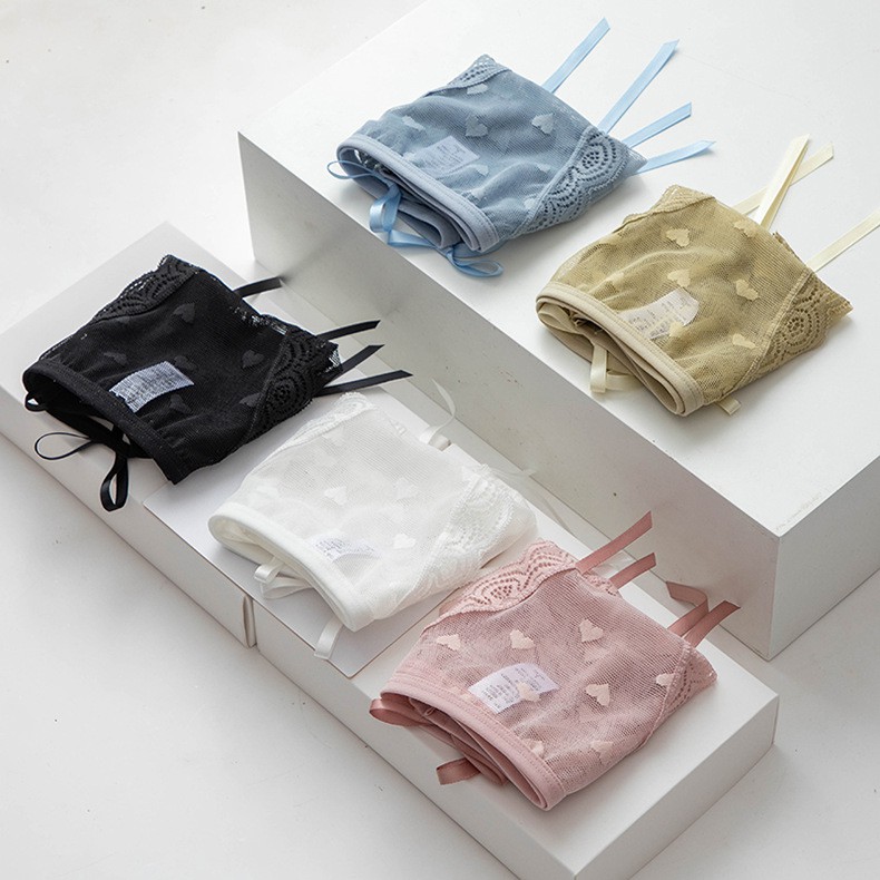  Quần lót nữ, quần lót ren cotton đẹp đính nơ siêu xinh | BigBuy360 - bigbuy360.vn