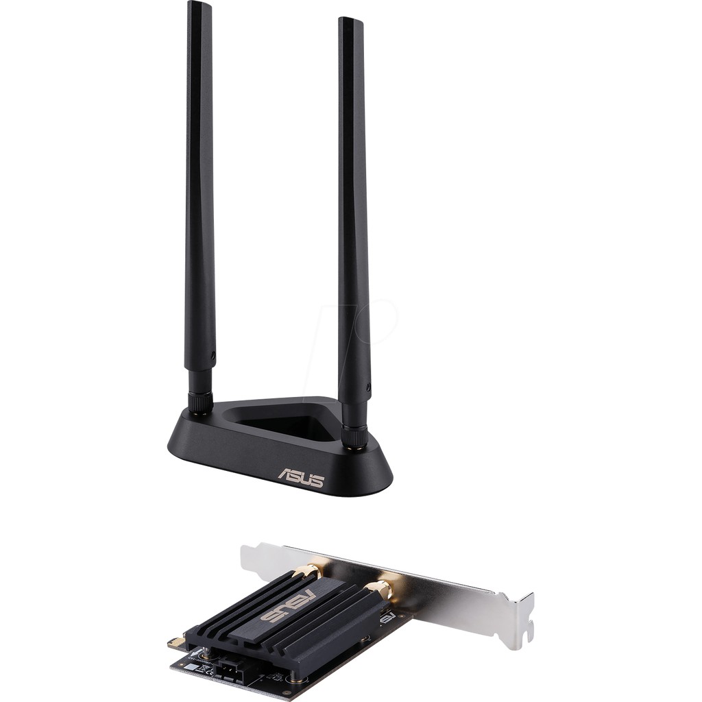 Card Mạng Wifi Asus PCE-AX58BT PCI-e a/b/g/n/ax3000 2.4GHz/5GHz 2402Mbps+574Mbps – Hàng Chính Hãng