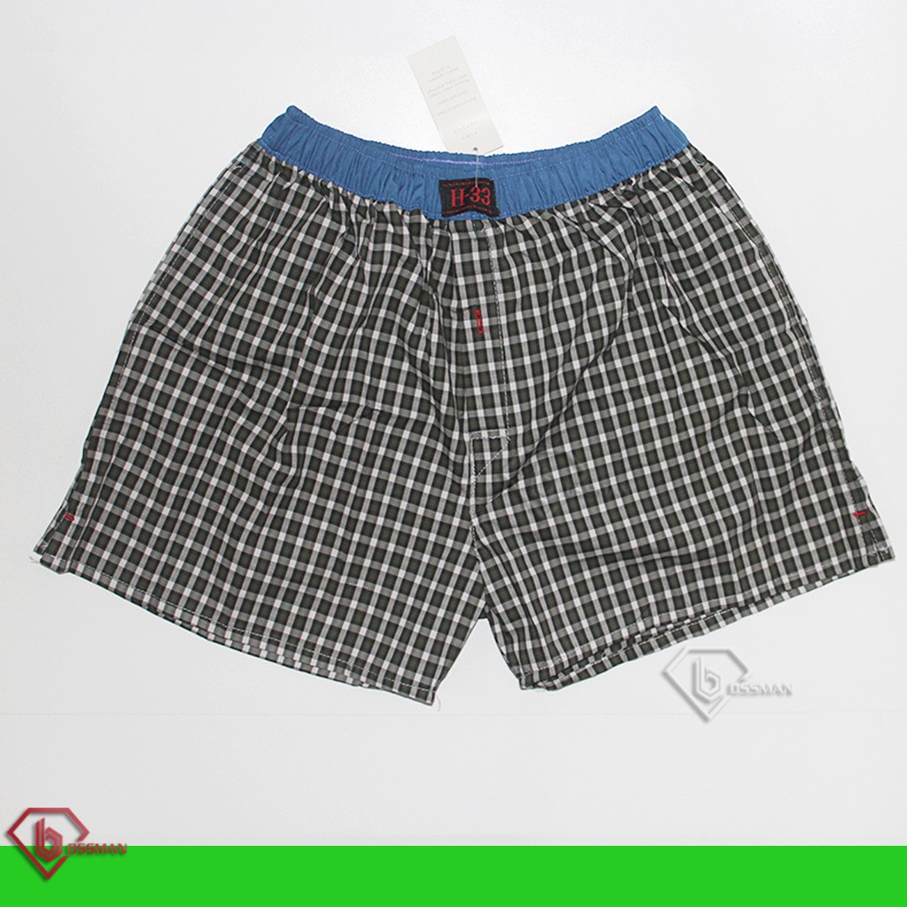 Quần Đùi Boxer Nam H33 sọc CARO Nhiều màu - Quần Ngủ Nam