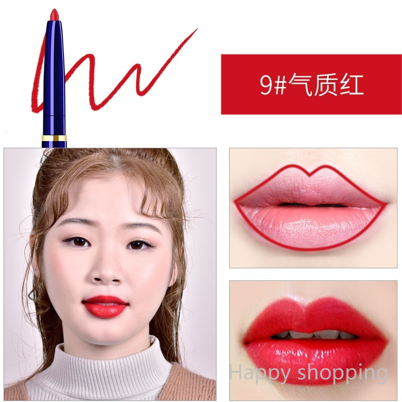 (Hàng Mới Về) Chì Kẻ Viền Môi Hai Đầu Màu Sắc Thời Trang | BigBuy360 - bigbuy360.vn