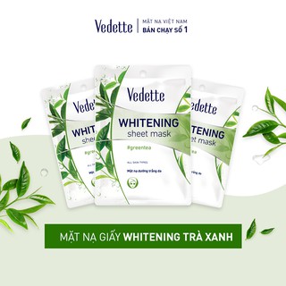 Mặt nạ giấy Vedette Trà Xanh 22ml