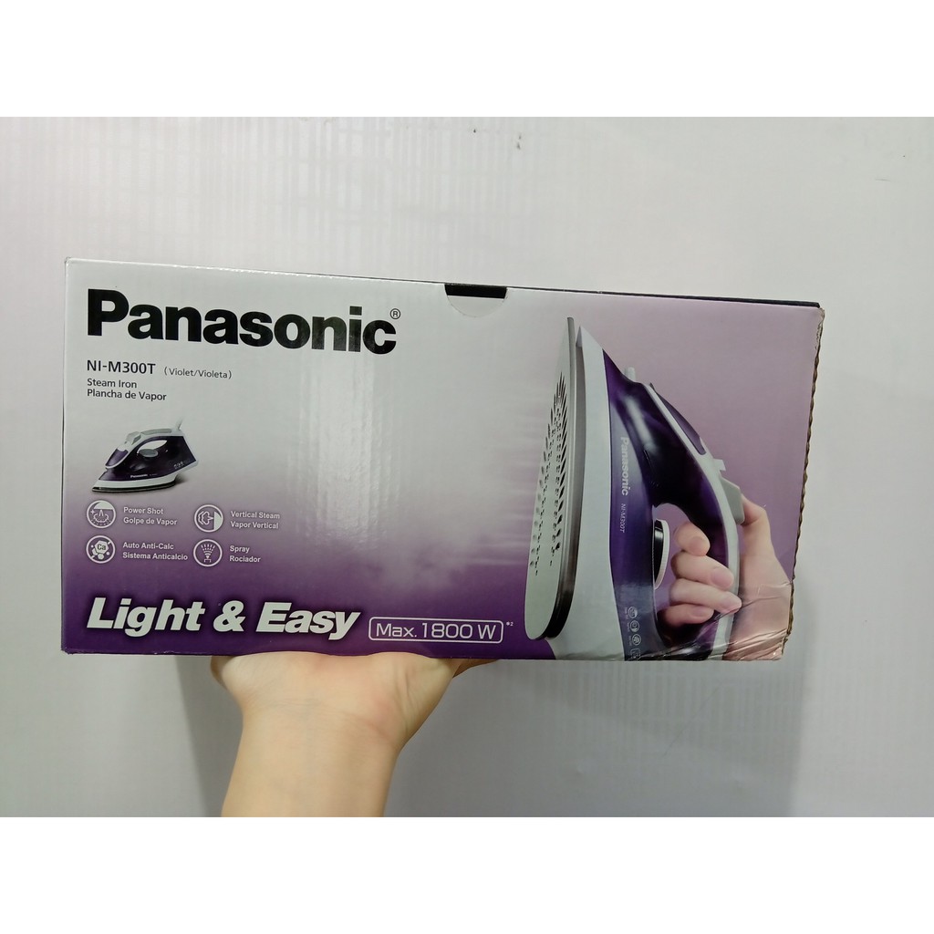 Bảo hành chính hãng - Bàn ủi hơi nước Panasonic NI-M300TVRA