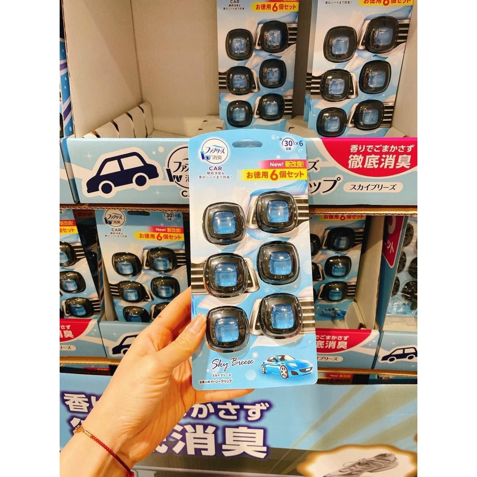 Nước hoa xe hơi Febreze car Nhật Bản