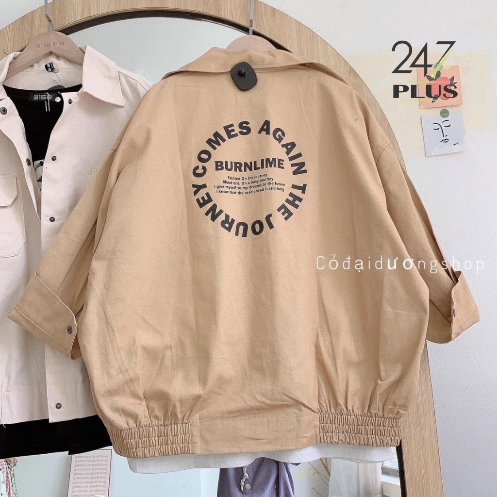 Áo Khoác Bomber Chất Kaki Dễ Phối Đồ