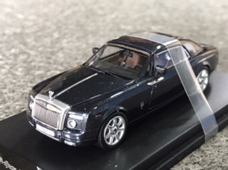 Xe Mô Hình Rolls Royce Phantom Coupe 1:64 Collector's Model (Xanh ĐEN  )