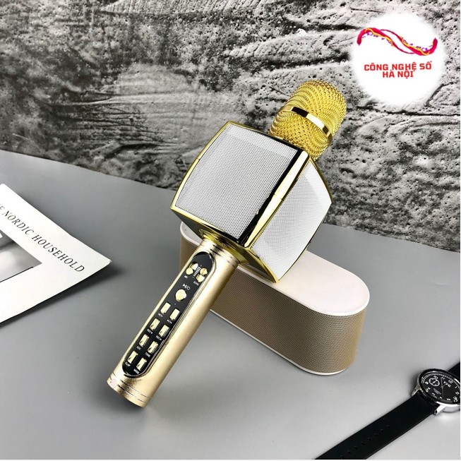 Micro Karaoke Bluetooth không dây YS91 🔥 FREESHIP 🔥 hỗ trợ thẻ nhớ, usb, ghi âm, chỉnh giọng bass chuẩn - BH 6 tháng