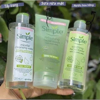 Sữa rửa mặt Simple