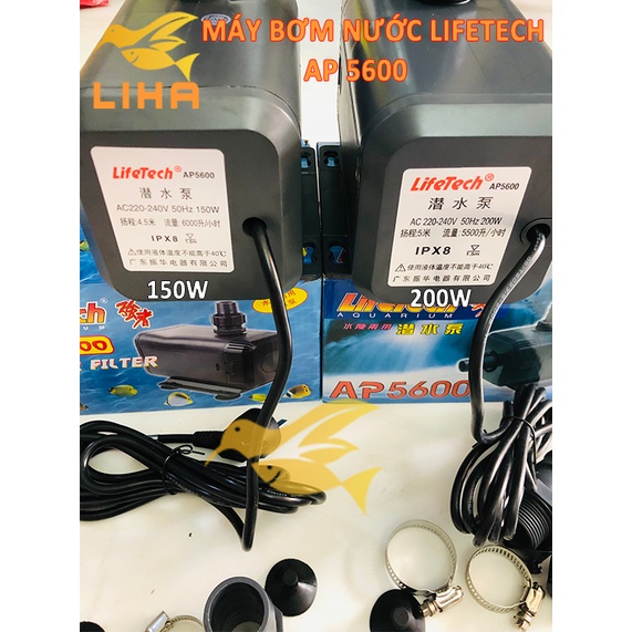 Máy Bơm Nước Lifetech AP5600 - Máy Bơm Hồ Cá Cao Cấp