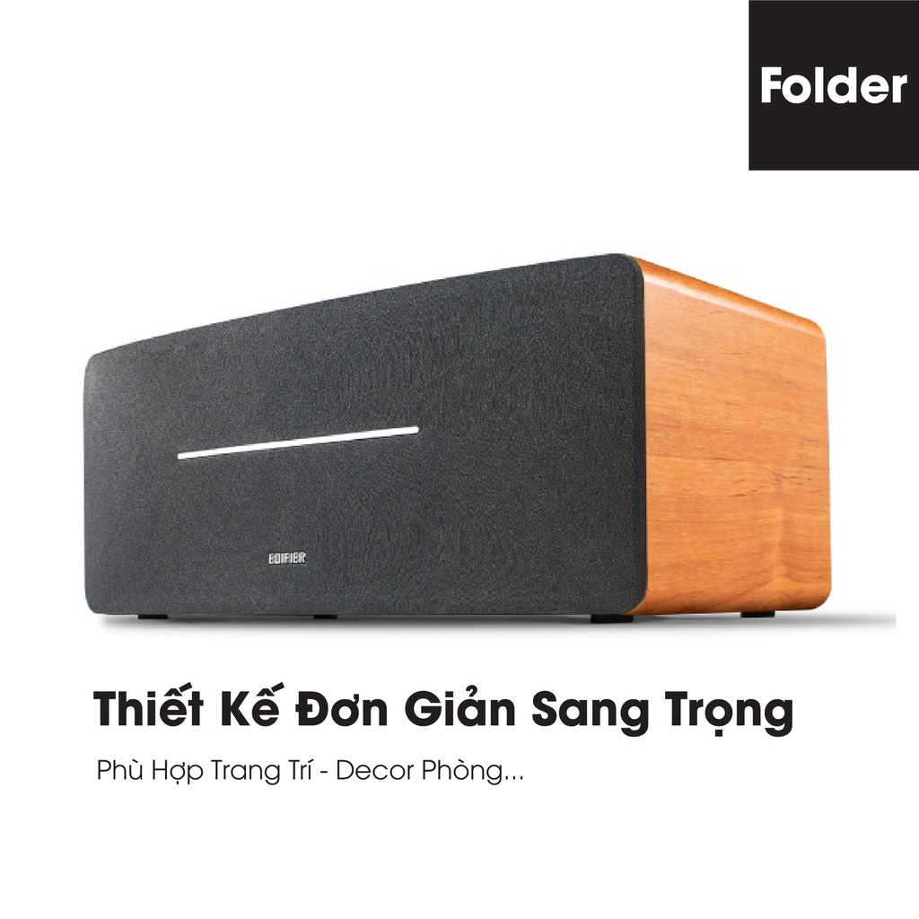 Loa Bluetooth EDIFIER D12 - Thiết Kế Sang Trọng Decor Chất Liệu Cao Cấp