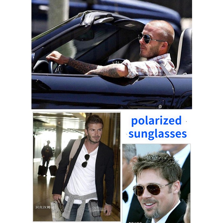 Kính râm phân cực chống lóa cho nam lái xe ô tô/đạp xe