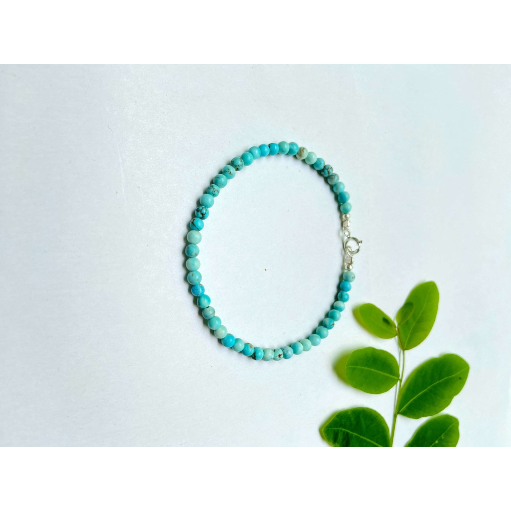 VÒNG TAY-VÒNG ĐÁ TỰ NHIÊN-Turquoise-Blue