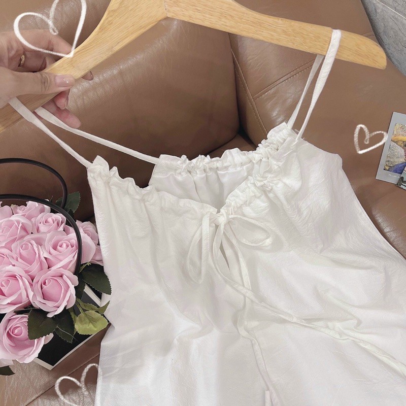 (loại 1) ĐẦM MAXI TRẮNG RÚT DÂY HỞ LƯNG (ẢNH THẬT Ở CUỐI) - HÀNG VỀ LIÊN TỤC MỖI 2 NGÀY | BigBuy360 - bigbuy360.vn