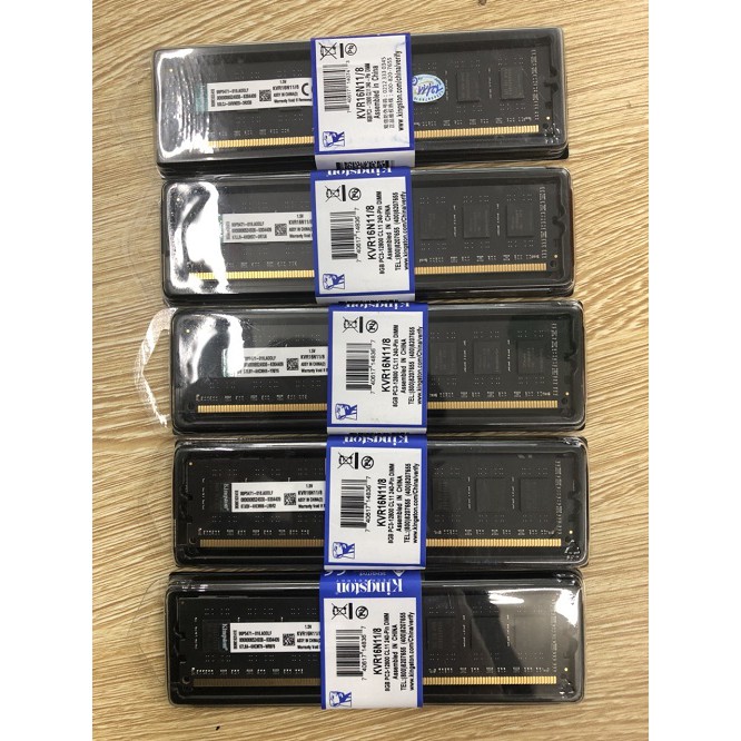 RAM Kingston 8Gb DDR3 Bus 1600Mhz