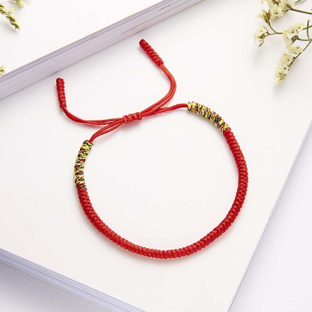 Vòng Đeo Tay Bùa May Mắn Bện Dây Cho Cặp Đôi