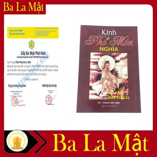 Sách - Kinh Phô Môn Giảng Nghĩa