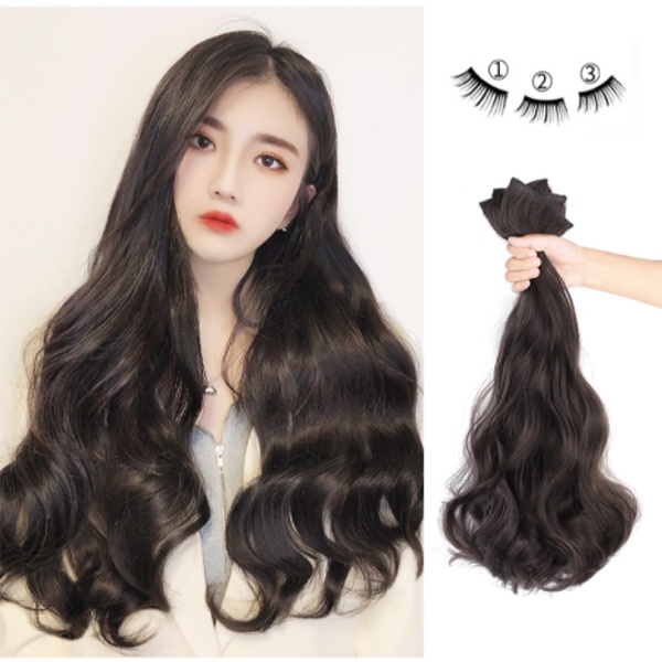 Tóc giả nữ đẹp dạng kẹp cao cấp làm dày tóc, phồng tóc dải tóc tự nhiên mềm đẹp - GIÁ 1 DẢI