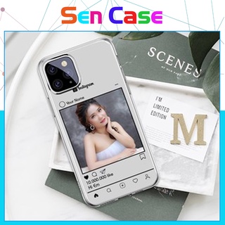 Ốp Lưng Điện Thoại Iphone Silicon In Hình Trang Cá Nhân Facebook Ốp Mềm Dèo, Viền Trắng Trong Bảo Vệ Điện Thoại
