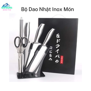 Dao inox bộ dao nhật inox 6 món