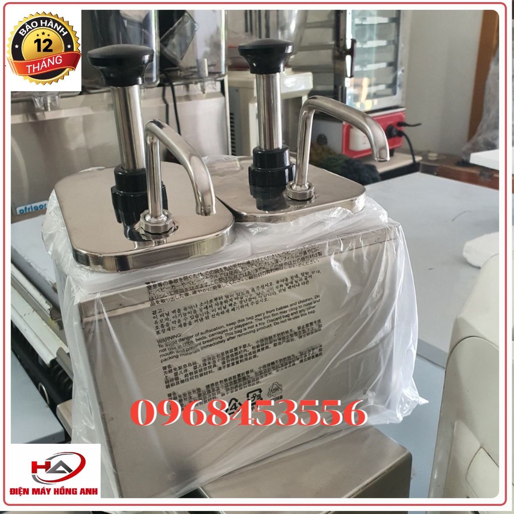 Bình bơm tương ớt, tương cà KFC - Thùng bơm tương inox nhập khẩu