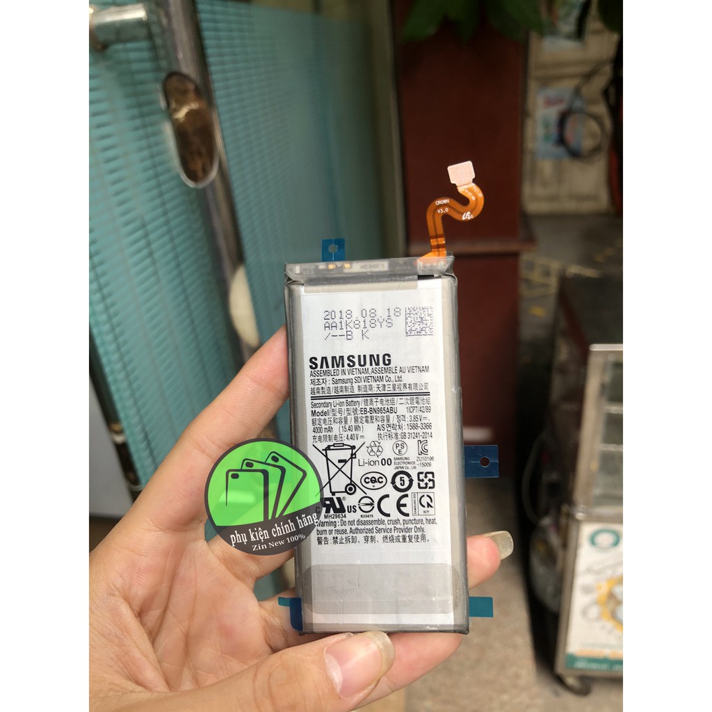 Pin SamSung Galaxy Note 9  Dung lượng 4000mAh. Tặng kèm cáp Type C