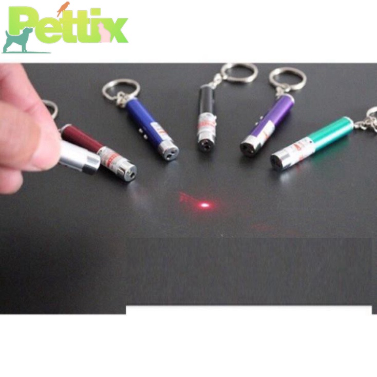 Hanpet.GV- Đồ chơi tia laser cho mèo (kèm pin) dạng bút laze phát tia sáng đèn led cho chó và mèo đùa ng