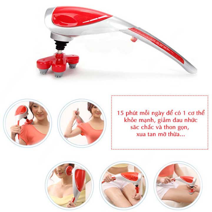 Máy Massage Cầm Tay 10 Đầu Đa Năng King Massager KA009