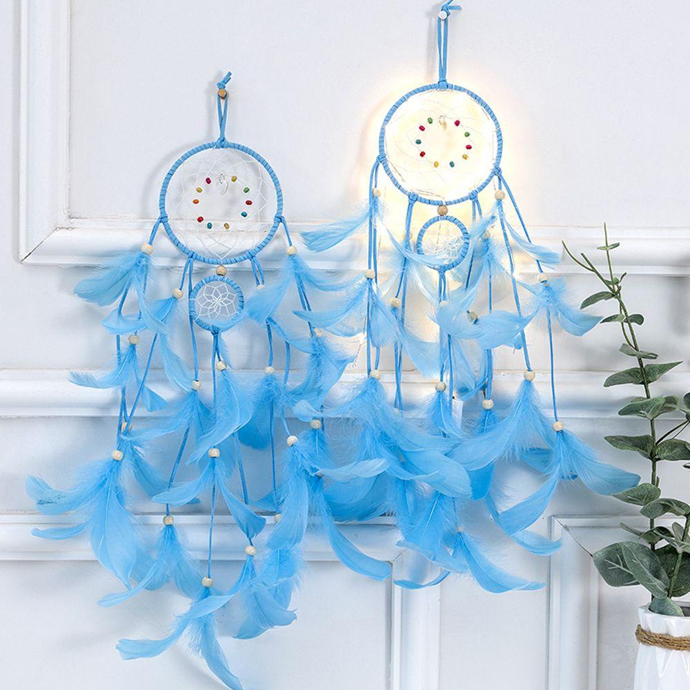 1 Chiếc Vòng Bắt Giấc Mơ Dream Catcher Lông Vũ Treo Trang Trí