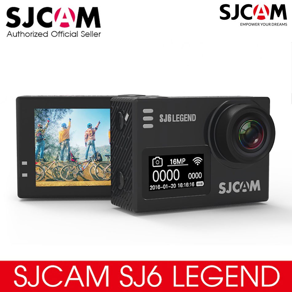 Camera hành trình SJCAM SJ6 legend 2 màn hình trước và màn hình sau cảm ứng Shop Xiaomi Điện máy center