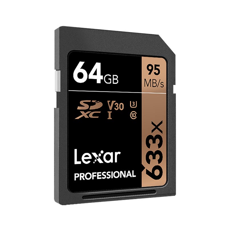 Thẻ Nhớ Lexar SD 64GB 633x Class 10 U3 SDXC carte SD 64GB 4K Cho Máy Ảnh Canon Nikon