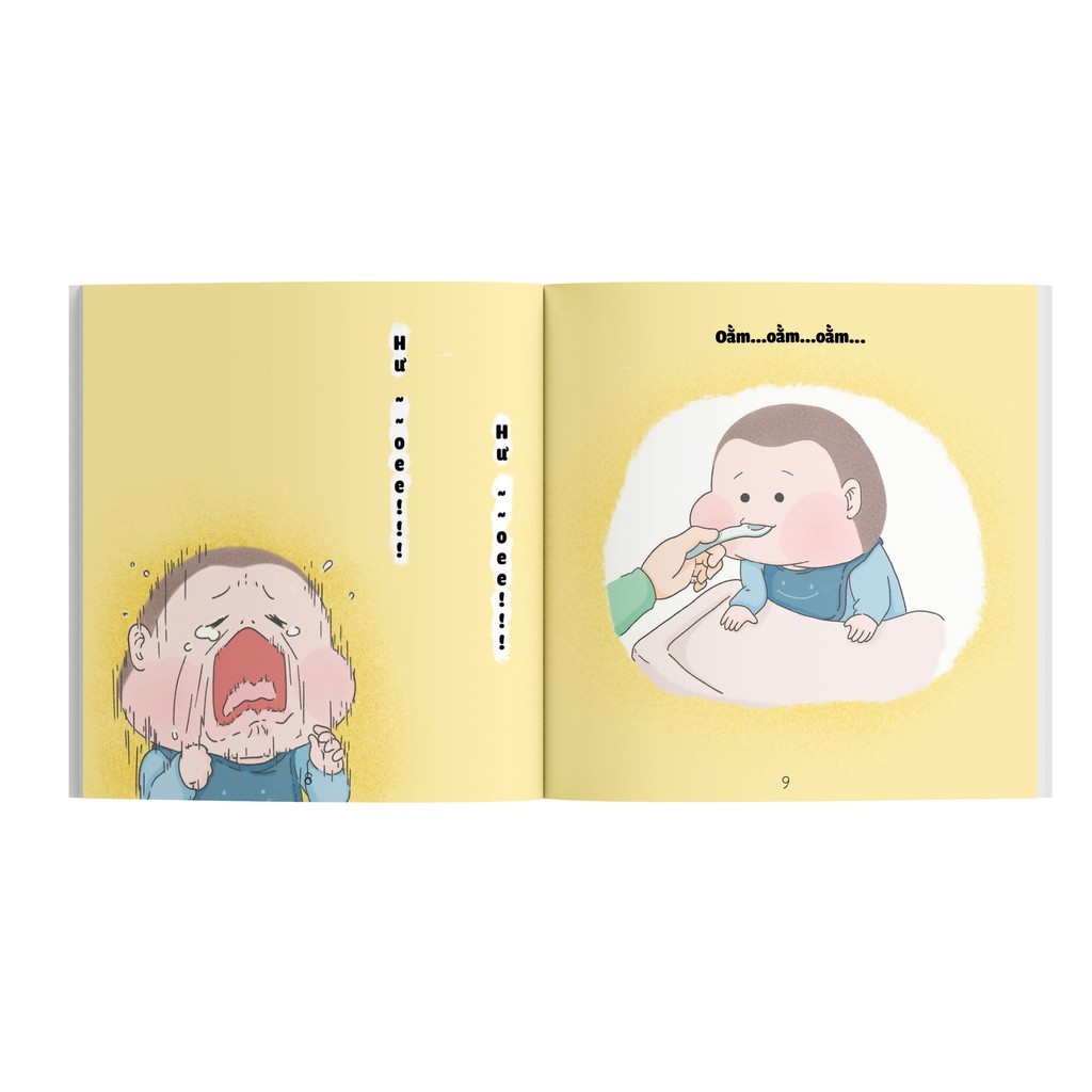 Sách Ehon Nhật Bản - Tengu 6 tháng tuổi! - dành cho bé từ 0-2 tuổi
