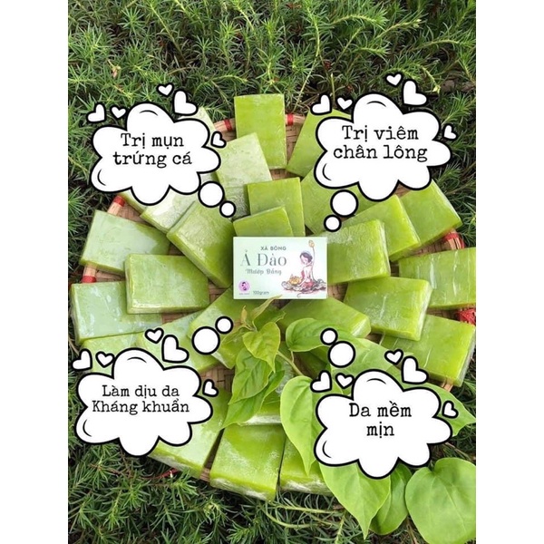 xà bông nghệ, mướp đắng Mộc Nhan giảm trứng cá lưng, ngực, dưỡng da | BigBuy360 - bigbuy360.vn