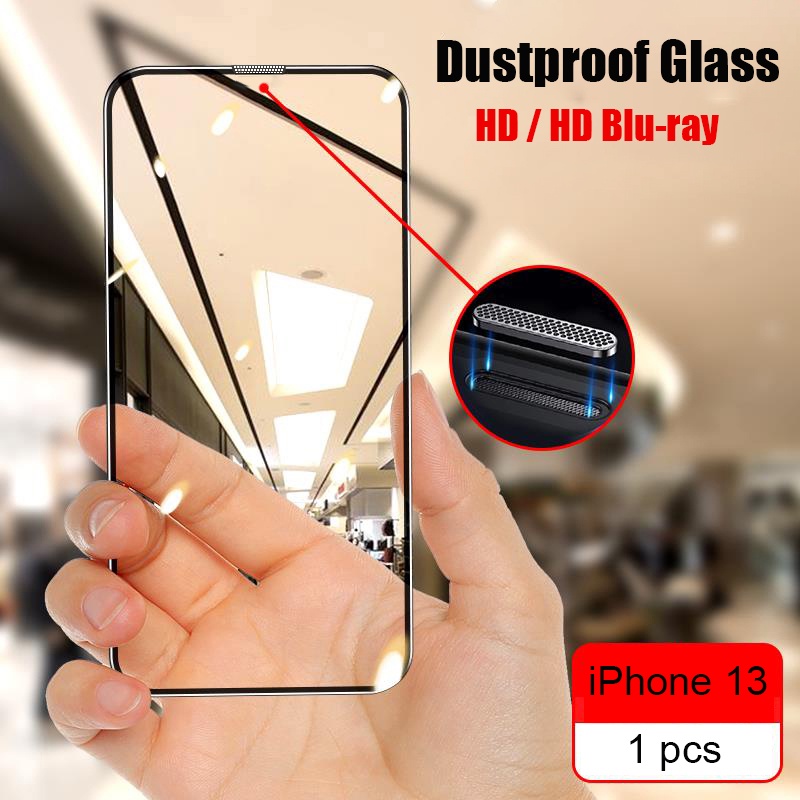 Kính Cường Lực Chống Bụi Cho iphone 15 14 13 12 mini 11 pro max xs xr x plus