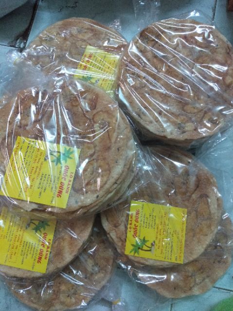 Bánh tráng chuối nướng sẵn