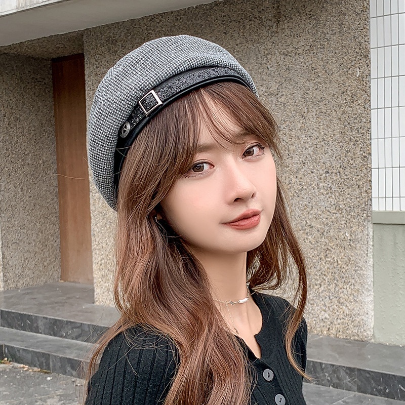 Mũ Nồi, Mũ Baret Thời Trang Phong Cách Hàn Quốc