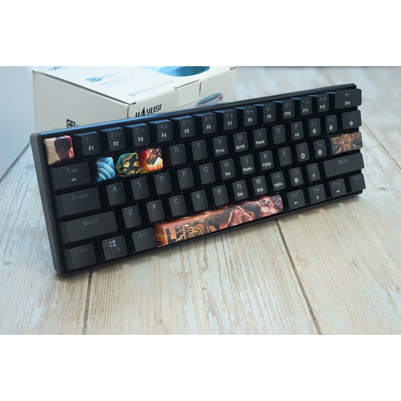 SET KEYCAPS SKILL TƯỚNG LOL ĐỘC QUYỀN Q-W-E-R-ENTER-ESC-SPACE Chopper Gaming Gear