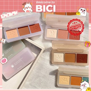Bảng Phấn Mắt 3 Ô Màu Cute Nội Địa Trung Claw Three-Color Eyeshadow Palette Chính Hãng