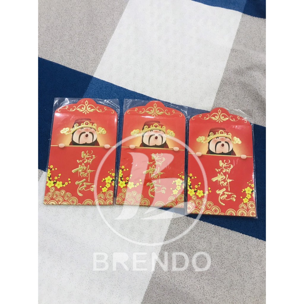 [Tết ] - lì xì đỏ thuần Việt màu sắc cực tươi, in chữ nổi chúc tết cực đẹp, - set 6 bao - VPP Halu