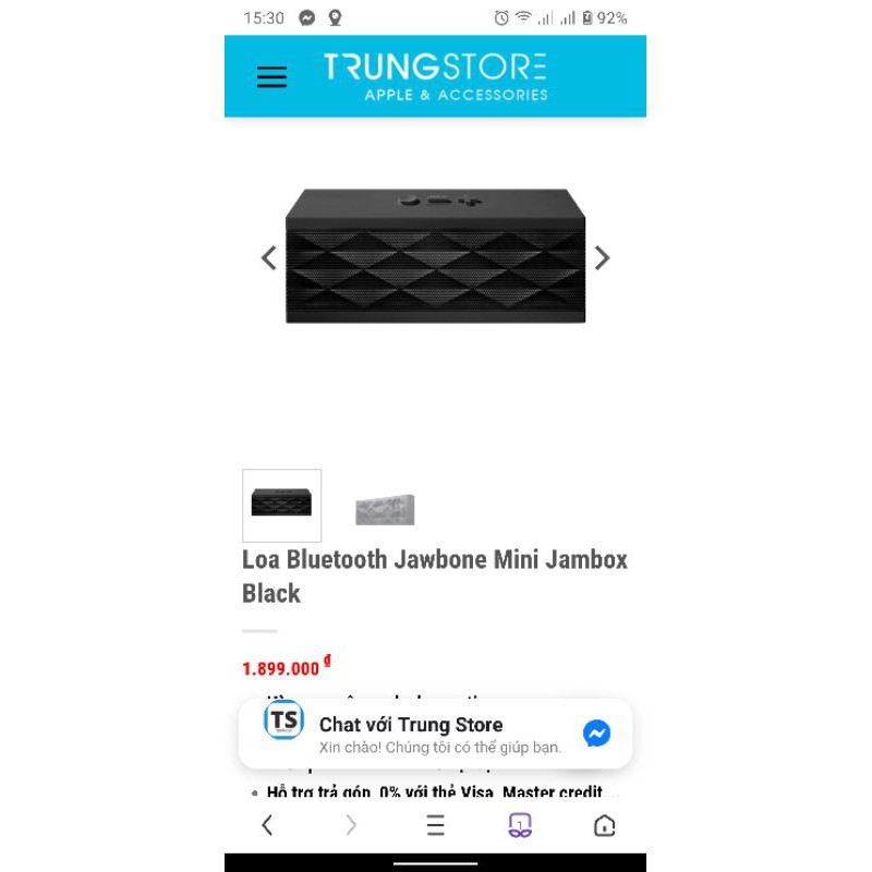 Loa Bluetooth jawbone jambox