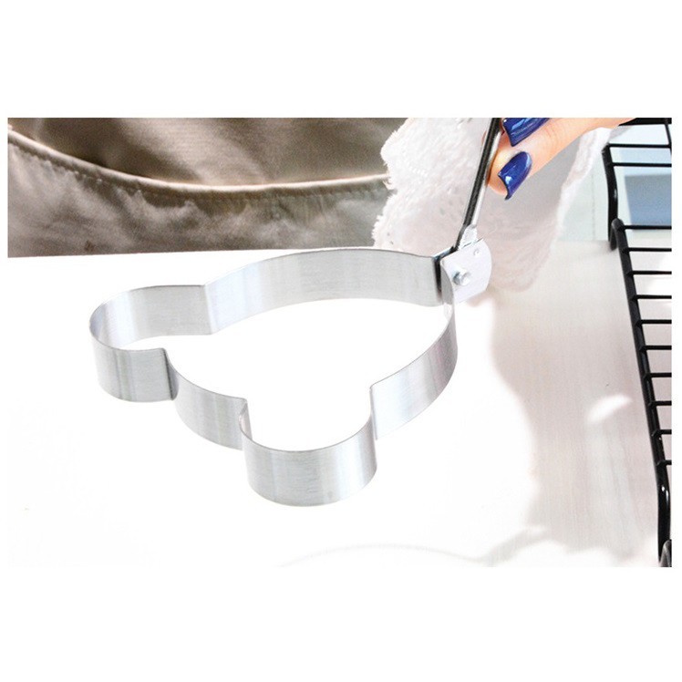 Khuôn inox chiên trứng, rán, tráng trứng hoặc làm bánh bộ 3 khuôn
