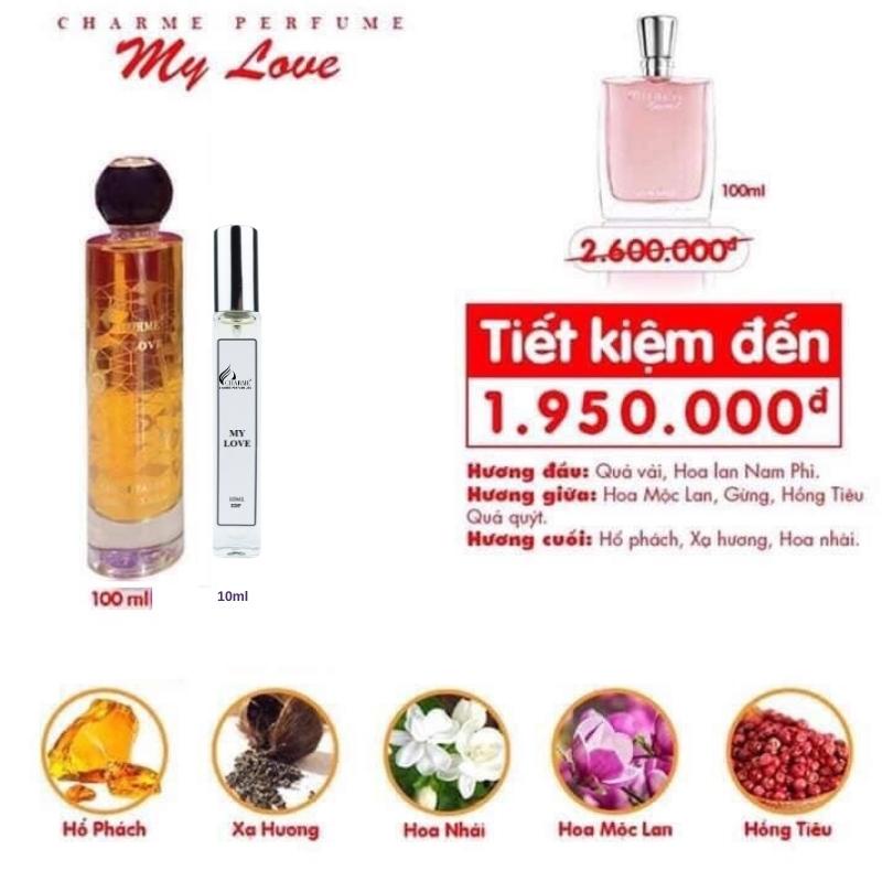 Nước hoa Charme My Love 10ml