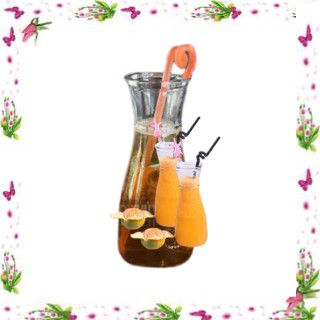 Ly Thủy Tinh Eo Trà Sữa 350ml eo nhỏ