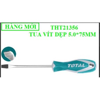 Tua vít dẹp 5.0 mm x 75mm total tht21356