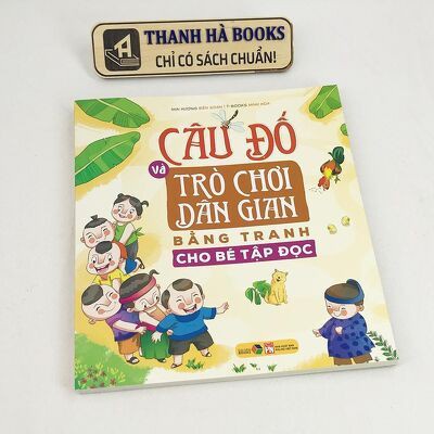 Sách - Câu đố và trò chơi dân gian bằng tranh cho bé tập đọc