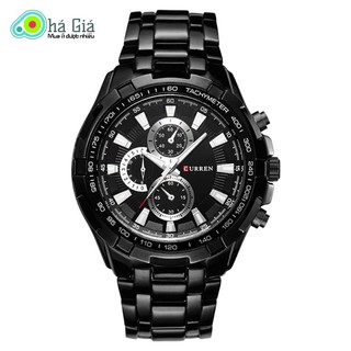 Đồng Hồ Nam Curren 8023 dây thép mặt lịch