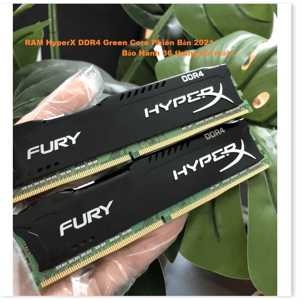 💦 Ram Kingston HyperX Fury 8GB DDR4 3200MHz 2666MHz 2400MHz 2133MHz - Bảo hành 36 tháng