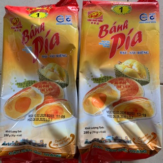 Combo 2 cây bánh pía trứng (2cây x8 cái x280gr)