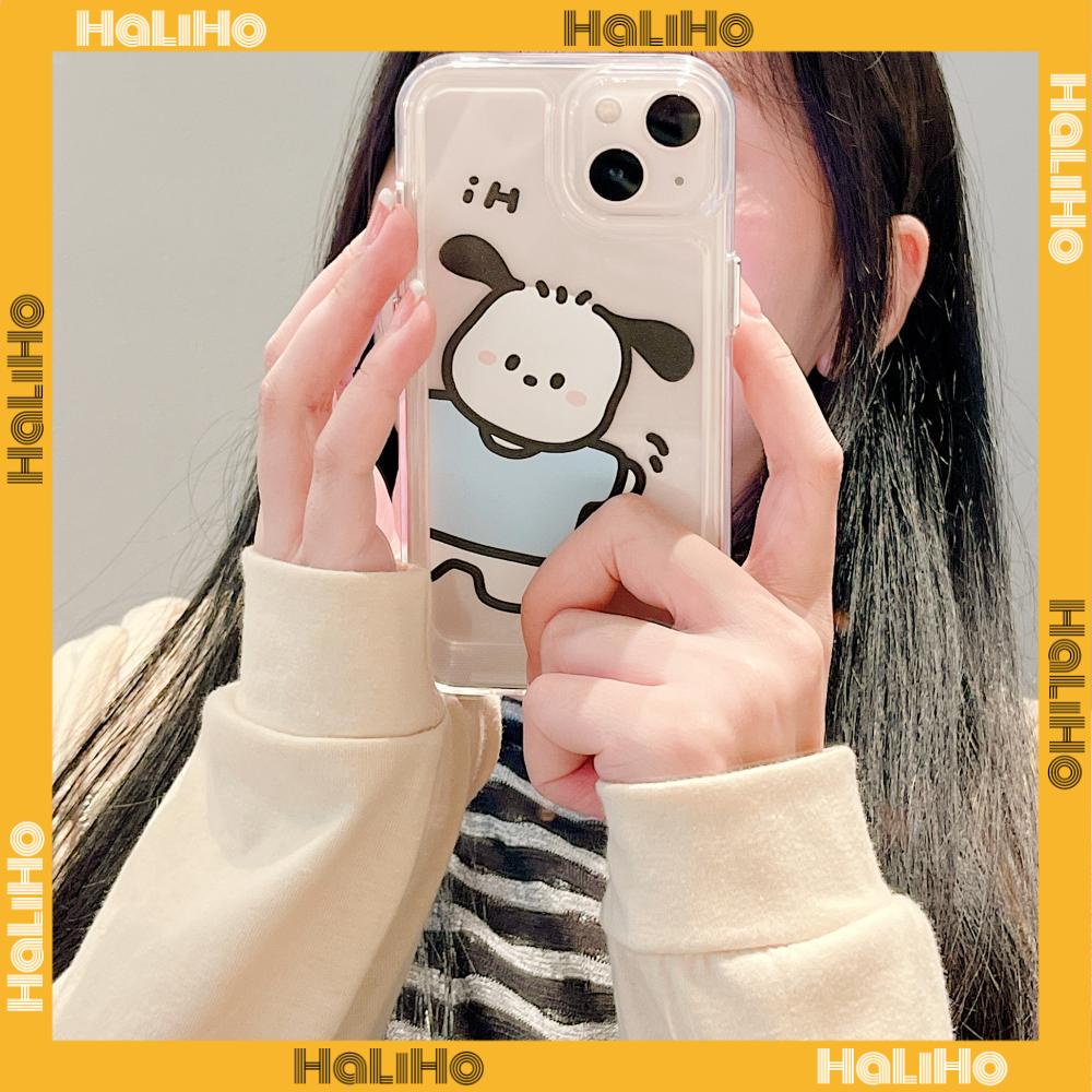 iPhone Case Silicone Soft Case Clear Case Thickened Shockproof Protection Camera Metal Button Cartoon Cute Compatible For iPhone 11 Pro Max 13 Pro Max 12 Pro Max 7Plus xr XS Max