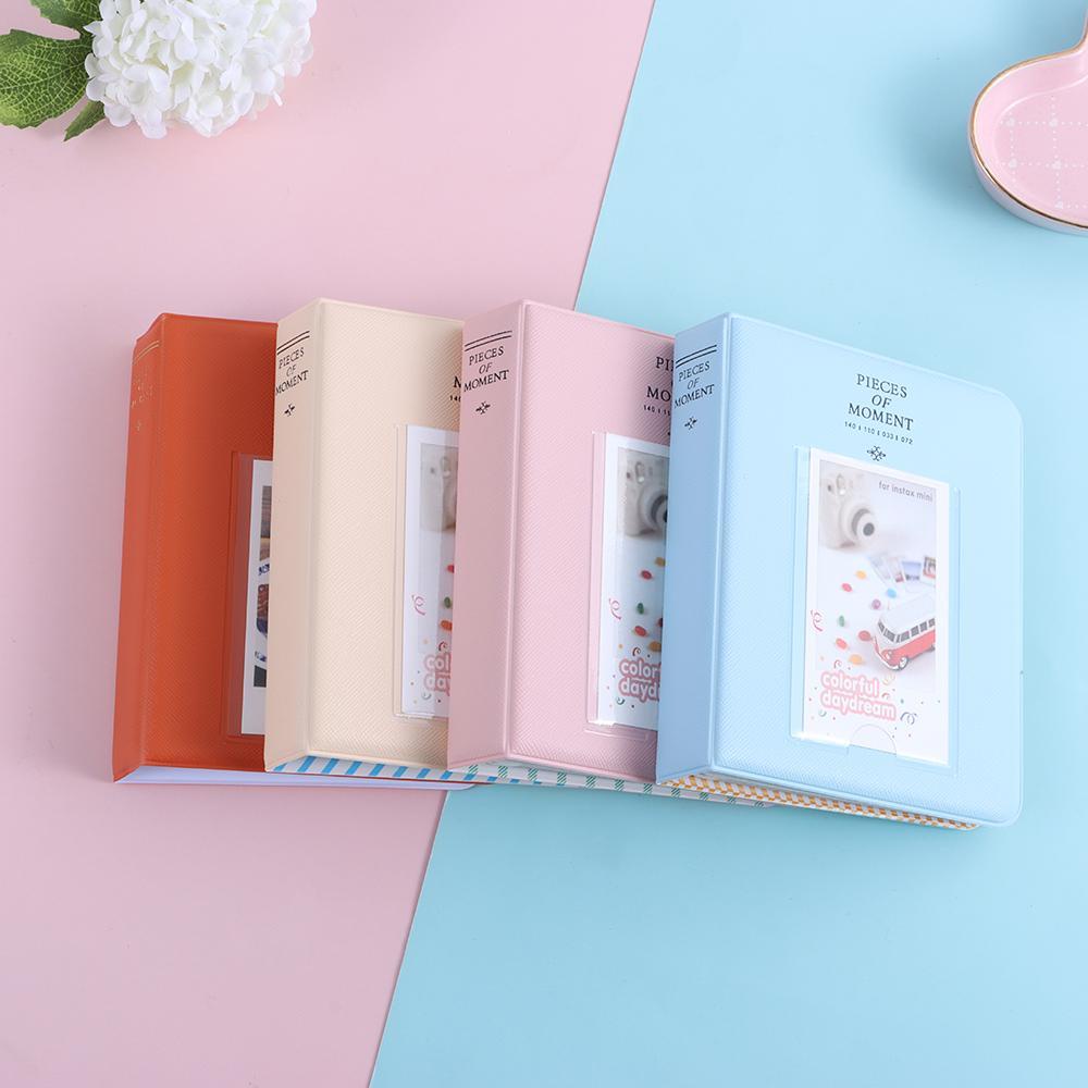 PISTA Album Đựng Ảnh 64 Ngăn Cho Ảnh Polaroid 3 inch Giá Đỡ